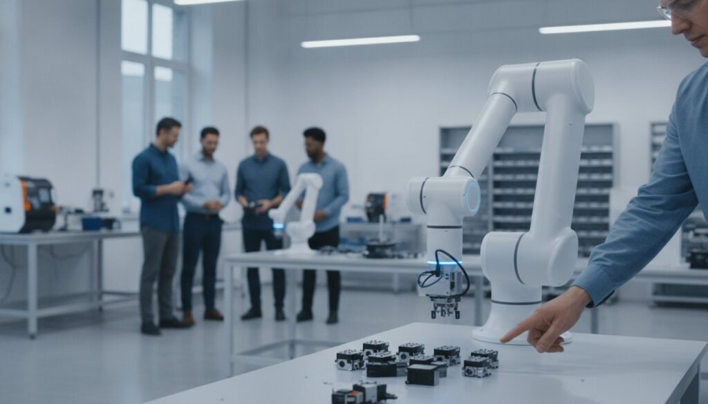 Coboty — roboty współpracujące w MŚP